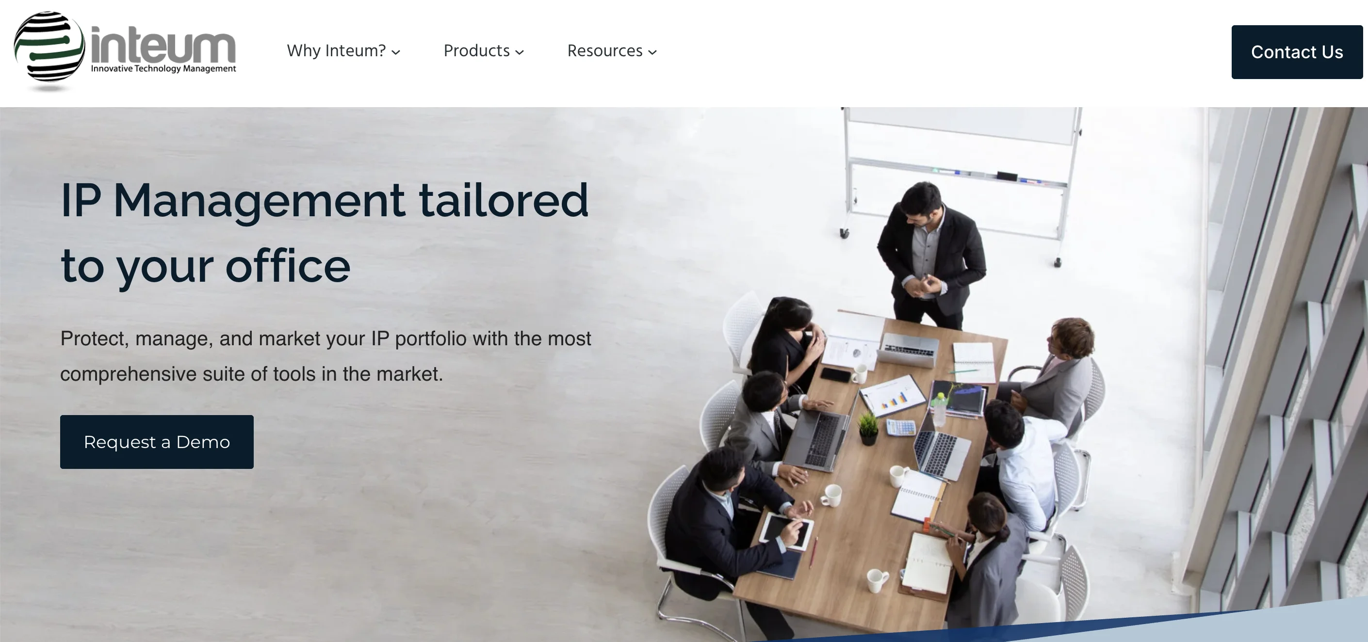 Minuet by Inteum homepage — IP and technology-transfer management platform for universities, research hospitals, and federal labs