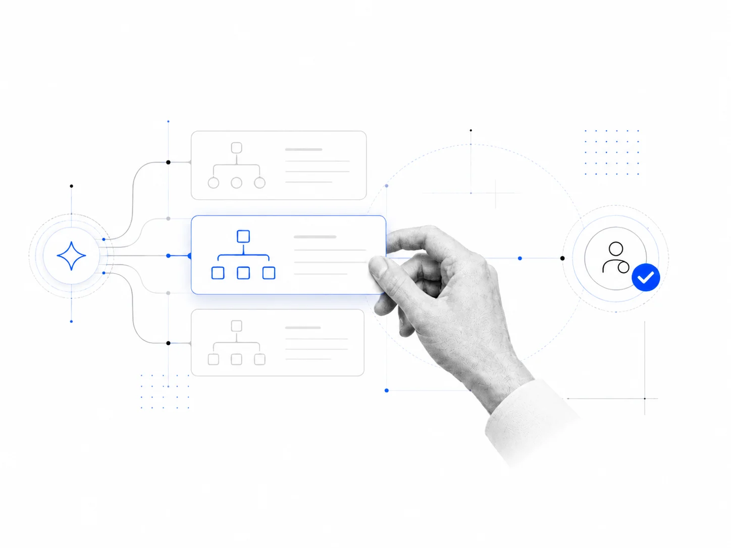 AI and practitioner collaboration illustration
